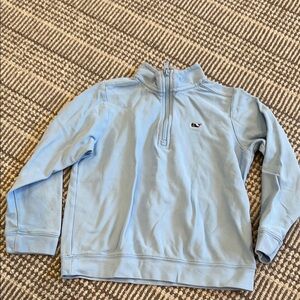 Vineyard Vines Sky Blue Half-Zip Sweater